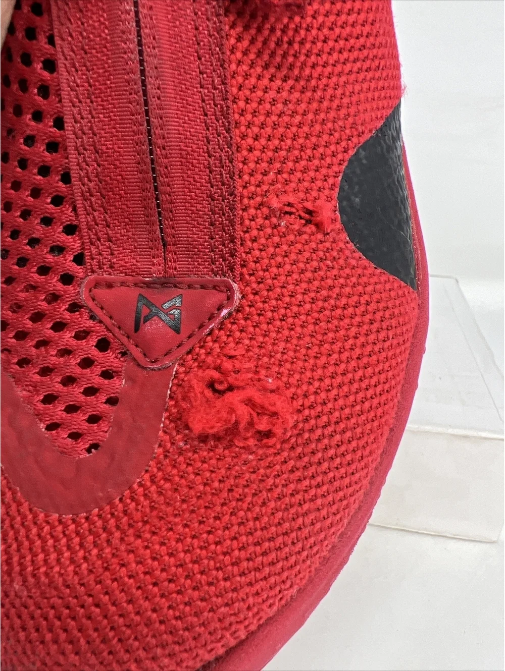 New Nike By You PG 4 iD Red Black CQ7339 991 Men's Size 6 US Women's 7.5